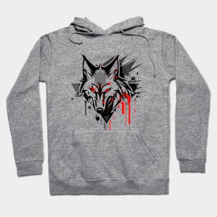 Graffiti Paint Wolf Creative Inspiration Hoodie